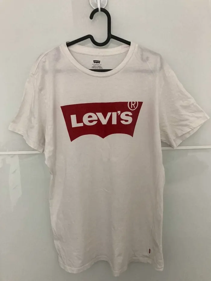 T-shirt Levis blanc femme