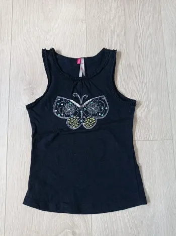 Débardeur noir papillon Orchestra 3 ans