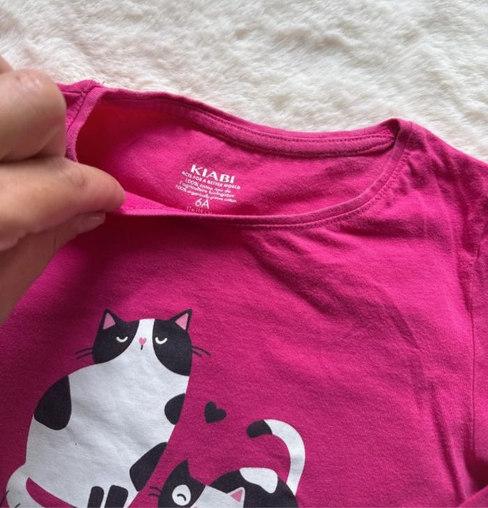 T-shirt Kiabi taille 6 ans - photo numéro 3