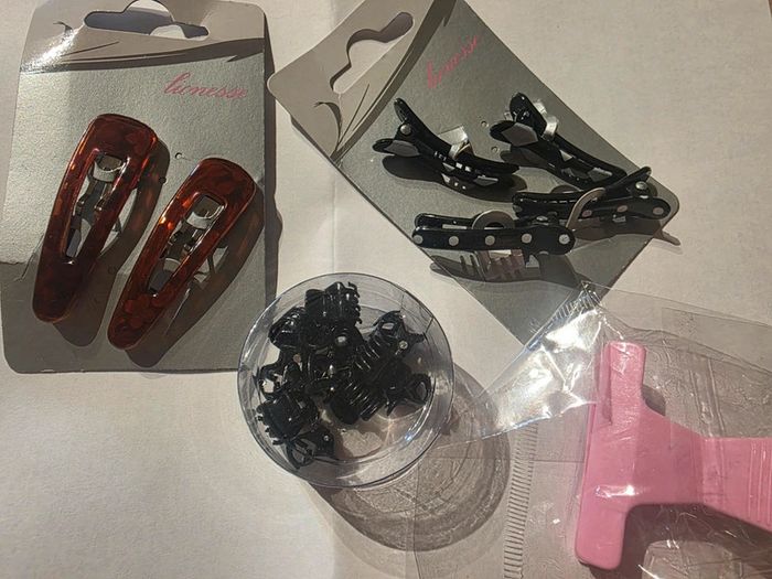 Lot pinces barrettes