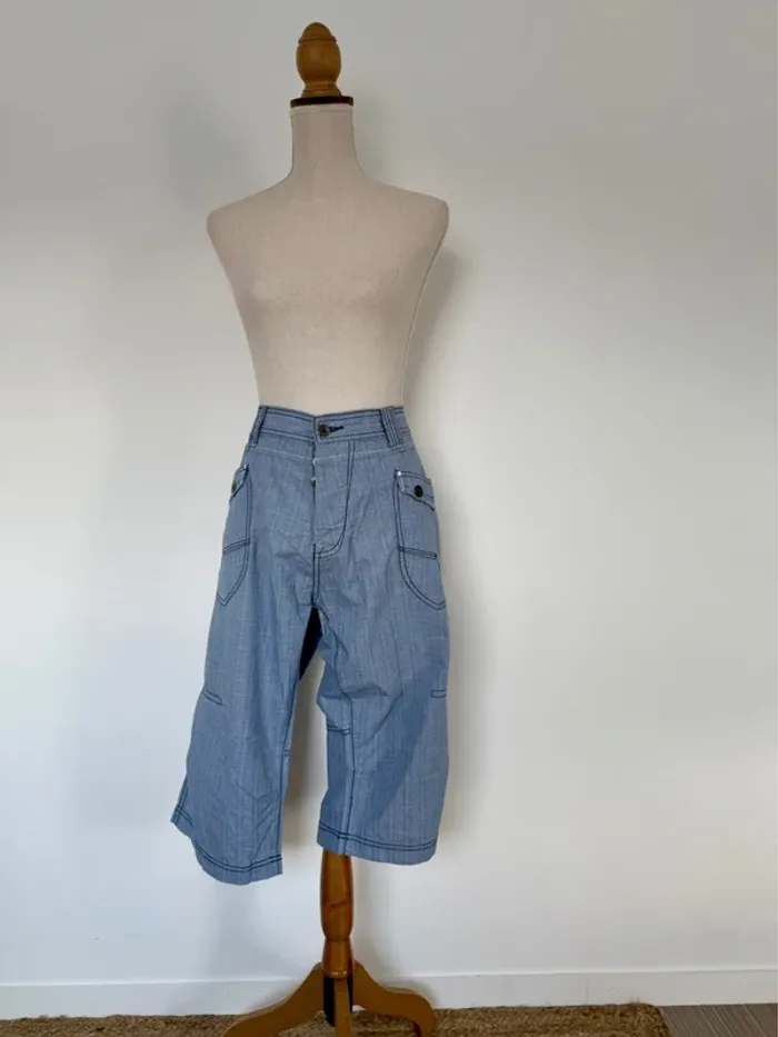 Bermuda short denim poches Kort Pantaloncini Pantalones destroy corto hombre uomo Szorty XXL