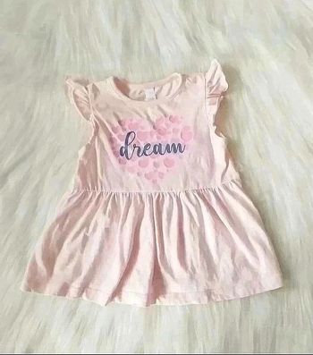 Robe été coton bébé fille 3 mois.