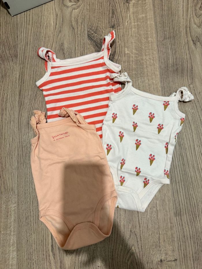 Lot de 3 bodies d’été - photo numéro 2