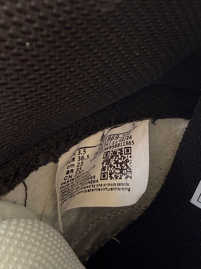 Nike Dunk High - cuir - noir et blanc - photo numéro 3