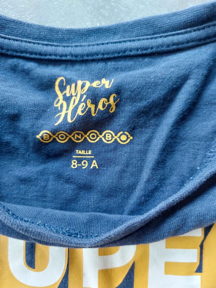 Lot 2 t-shirts bleus - photo numéro 4