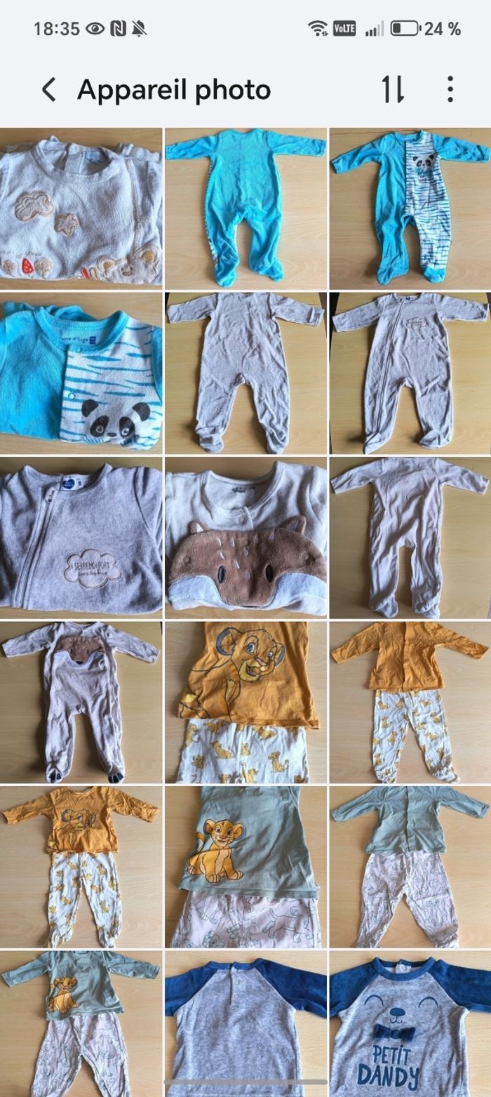 Lot vêtements garçon 9 mois - photo numéro 3