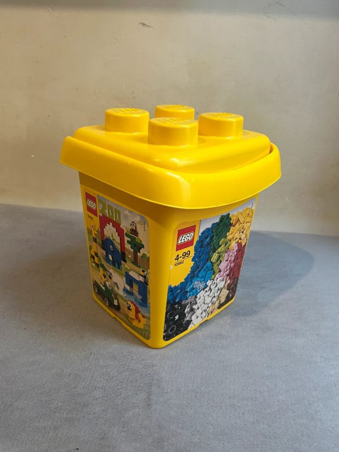 Caisse boîte lego VIDE 10662 couleur jaune
