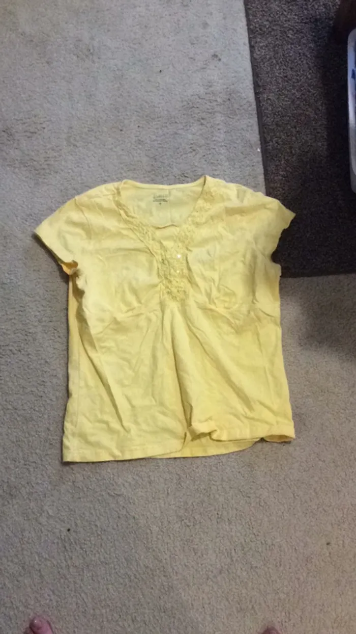 Classic elements yellow tee large - photo numéro 2