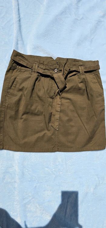 Jupe kaki Etam poches chino taille 40