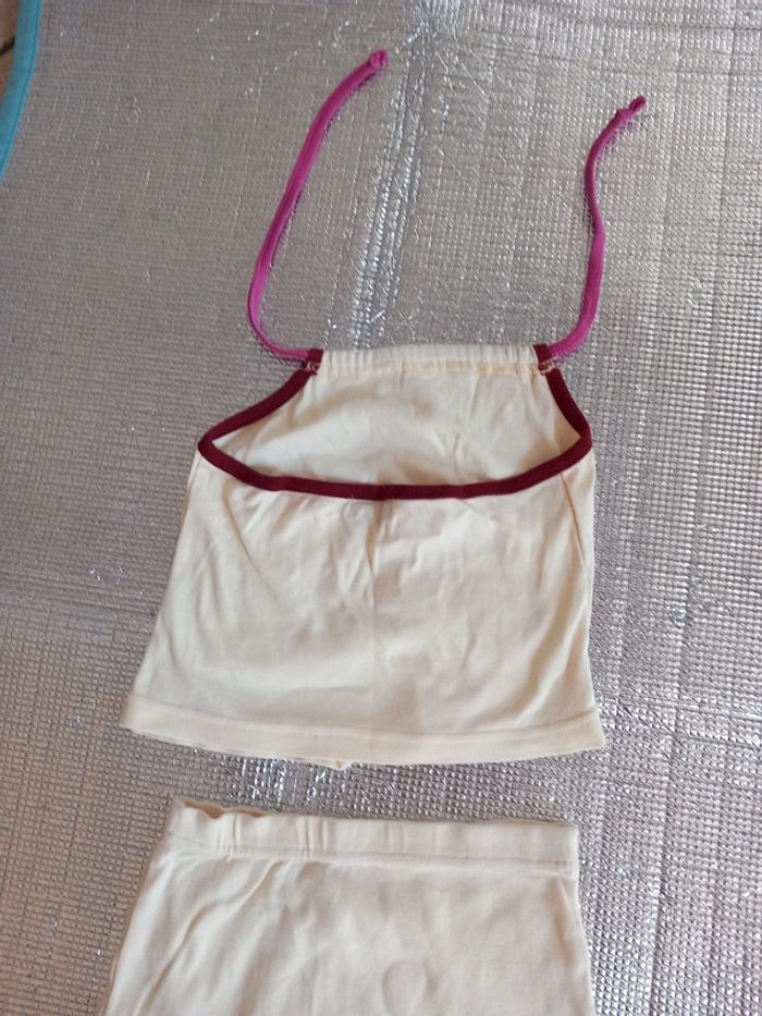 Ens jupe + tunique dos nu coton 8ans - photo numéro 4