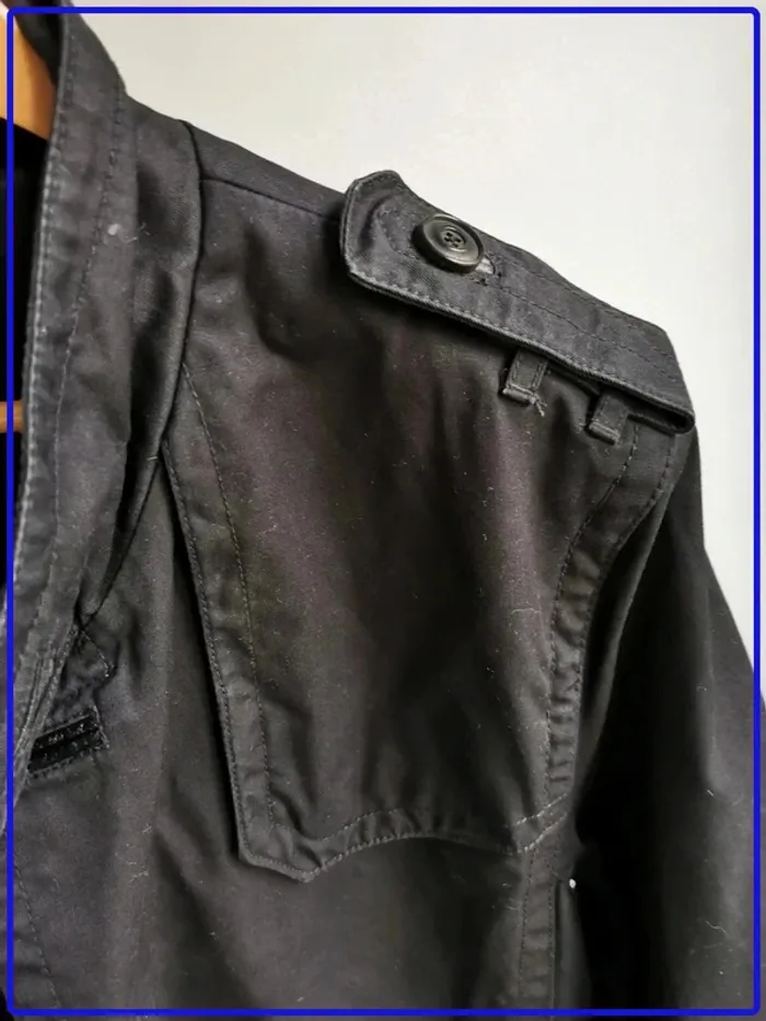 Trench noir homme - photo numéro 7