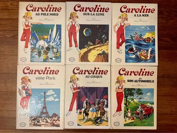 Lot de 6 livres Grands Albums Hachette Caroline Pierre Probst bd vintage