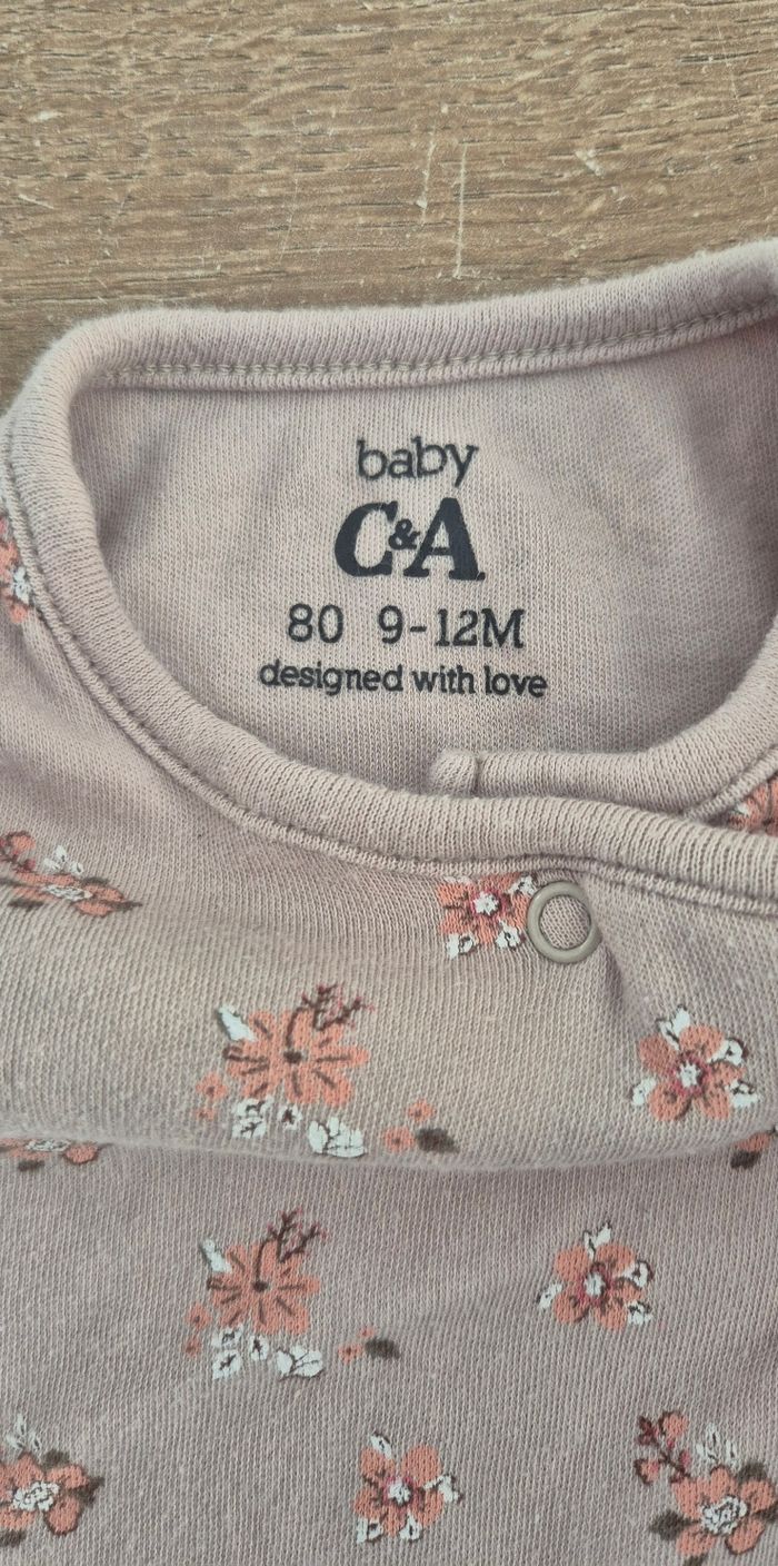Pyjama coton C&A 12-18 mois 🌸 - photo numéro 3