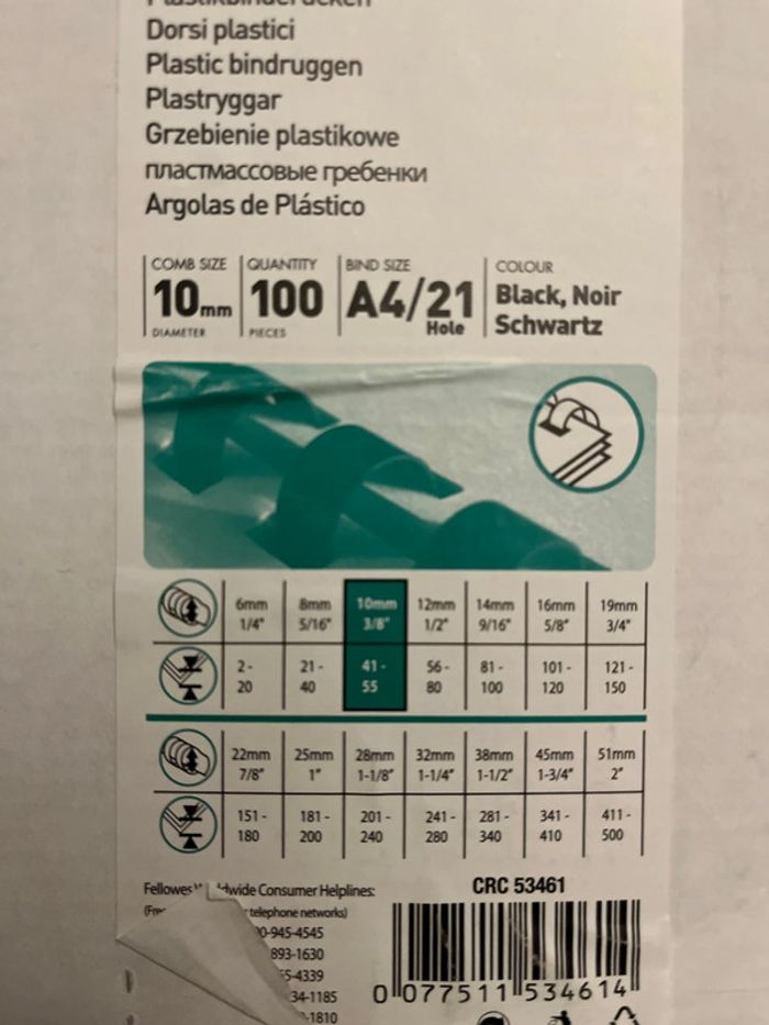 Anneaux plastiques pour relier documents - photo numéro 3