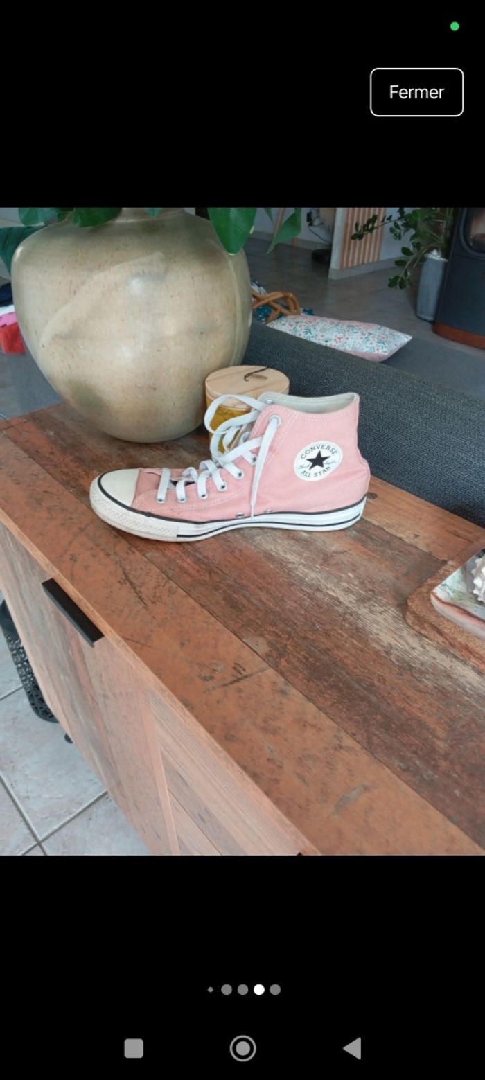 Converse All Star taille 41 rose pâle - photo numéro 6