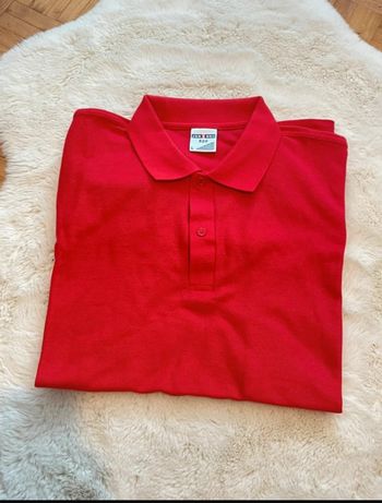 Polo manches  courtes rouge  taille L jerzees