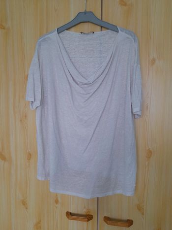 Tee-shirt blouse lin