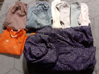 lot manteau pantalons collants