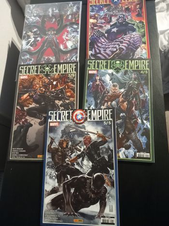 Tomes 1 à 5 des kiosques secret empire version variant