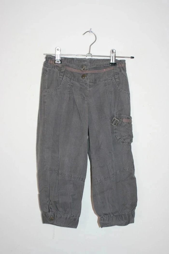 Pantalon à carreaux gris doublé Kidkanai