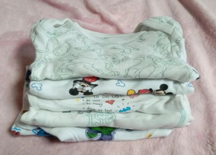 Lot de 5 bodies manches longues 3 mois