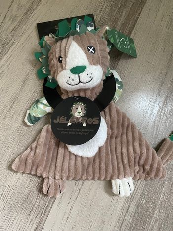 Doudou Lyon plat les déglingos neuf etiquetté