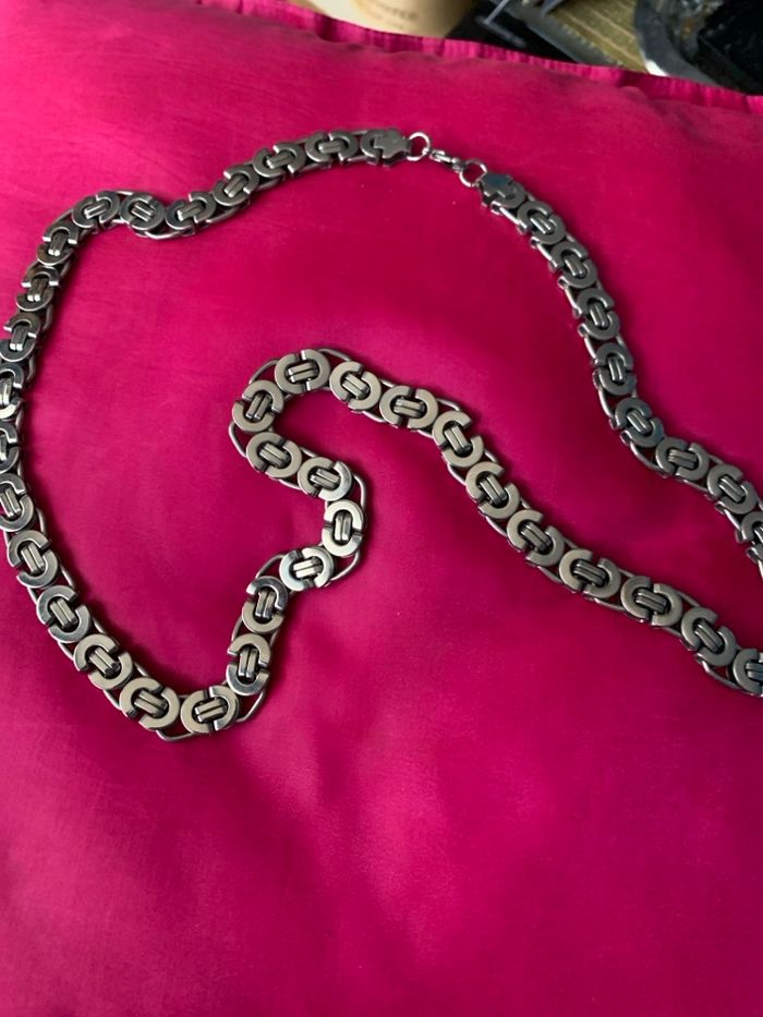 Magnifique collier en argent  véritable - photo numéro 2