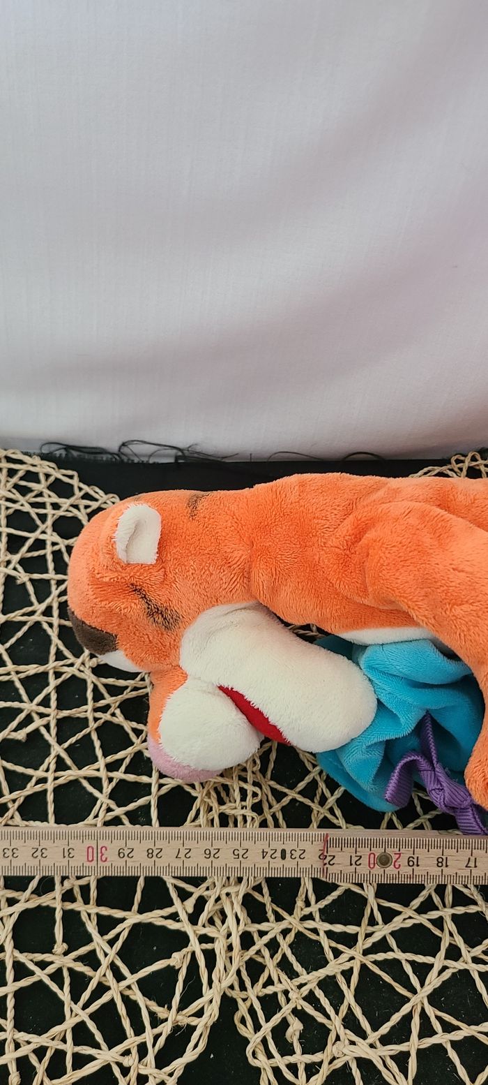 DOUDOU PELUCHE TIGROU DISNEY NICOTOY PEIGNOIR BULLES SAVON - photo numéro 6