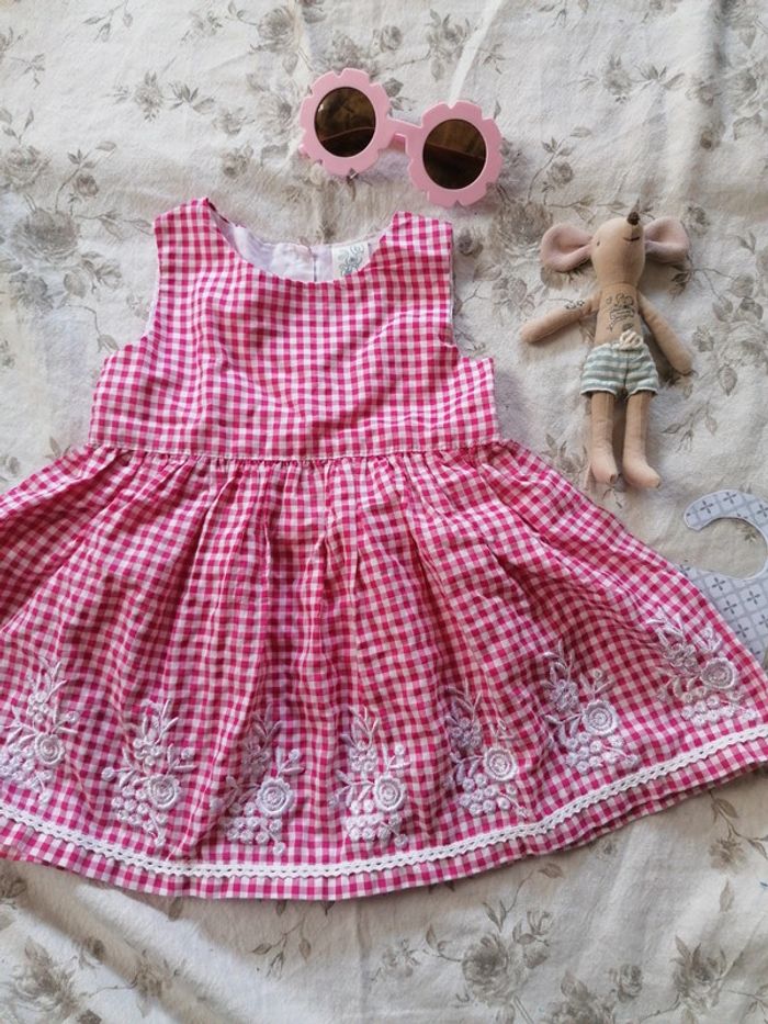 Robe vichy 6mois