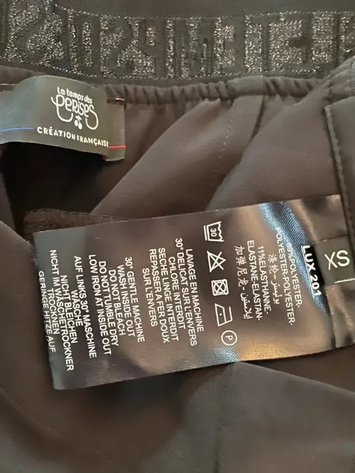 Pantalon noir XS Le temps des cerises - photo numéro 6