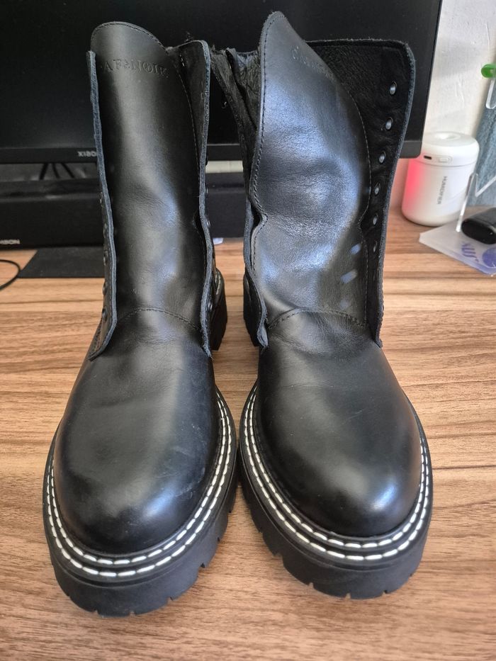 Bottes café noir - photo numéro 3