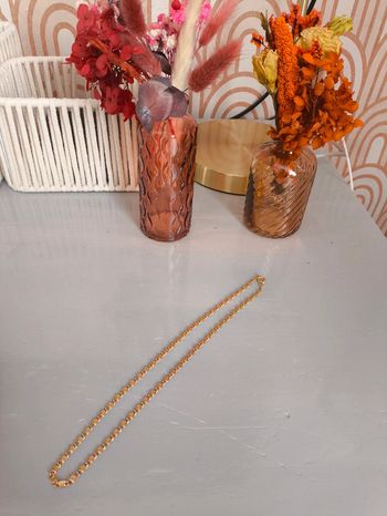 Collier chaine en plaqué or