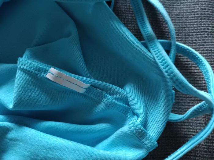 Débardeur crop-top Tally Weijl XXS turquoise très bon état - photo numéro 4