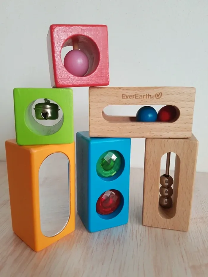 Jouets en bois, blocs sensoriels, oiseaux Janod - photo numéro 6