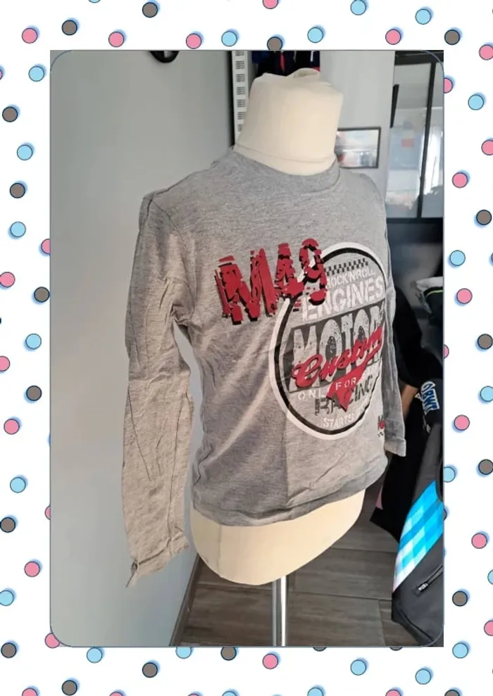 Tshirt manche longue 5 ans - photo numéro 3