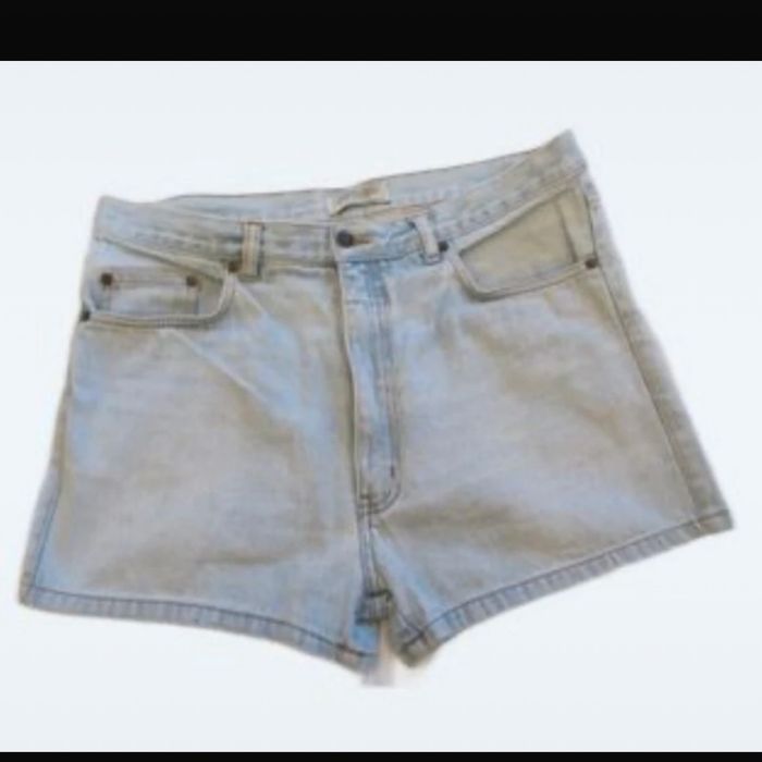 Short en jean bleu claire femme