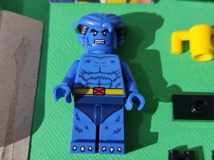 Minifig Lego Marvel - Beast - série 2 - Parfait État - avec boîte - Lego Original - photo numéro 2