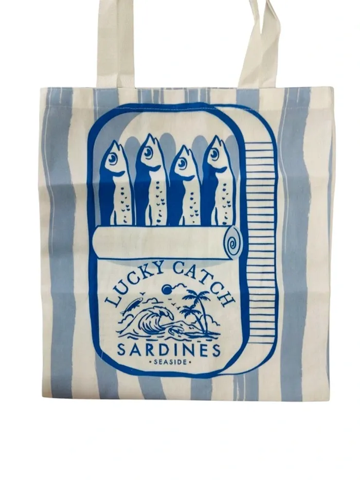 Tote bag sac cabas Sardines