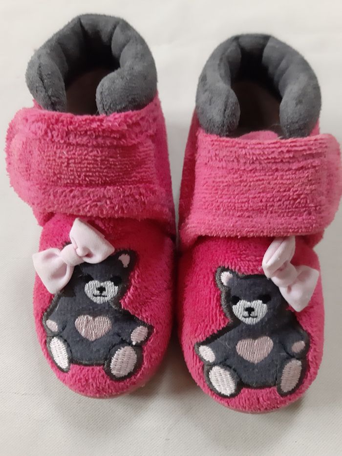 Chaussons fille - ourson - isotoner - 20 - photo numéro 2