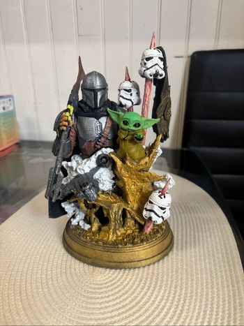 Figurine Mandalorian 3D stars wars