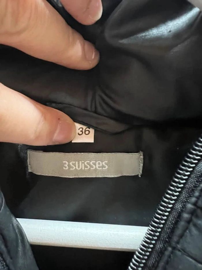 Doudoune Noire - 3 Suisses - Taille 36 - Parfait État. - photo numéro 4