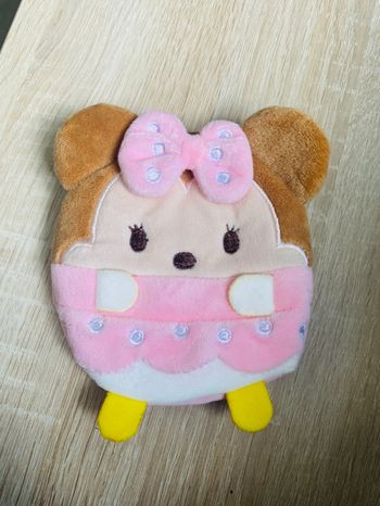 Porte monnaie tsum tsum pochette rangement minnie neuf rose cadeau fille