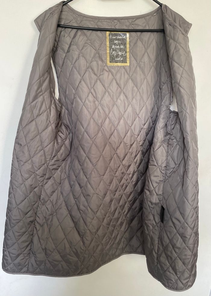 Beau manteau 2 en 1 T 40 Cop Copine avec capuche fausse fourrure  Neuf étiquette - photo numéro 9