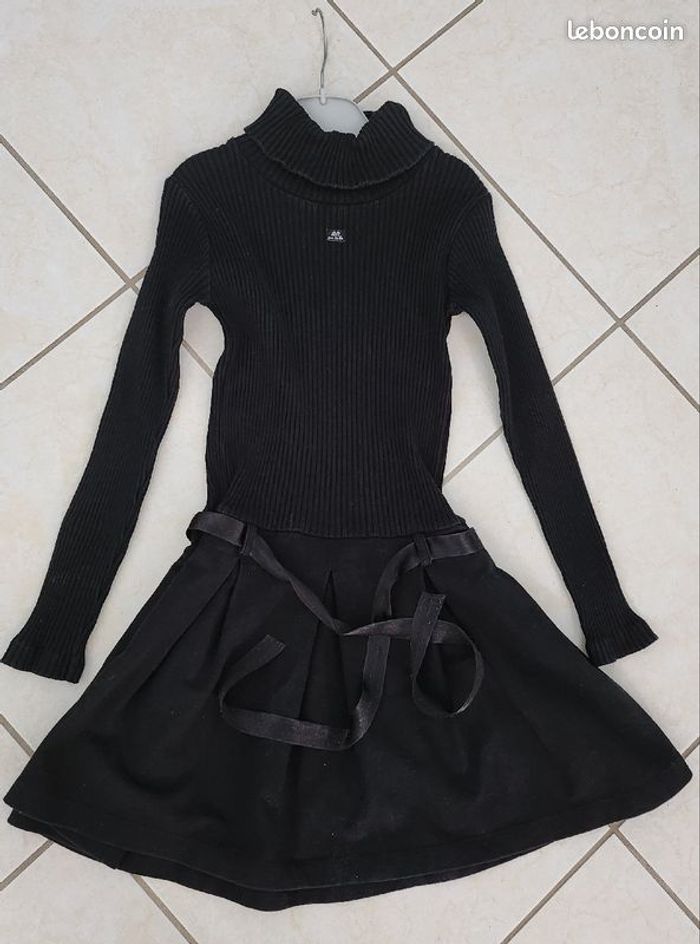 Robe à col roulé 8ans noire