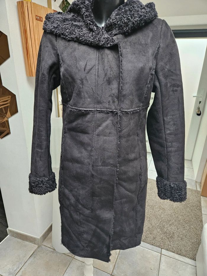 Yessica Manteau chaud noir taille S - photo numéro 6