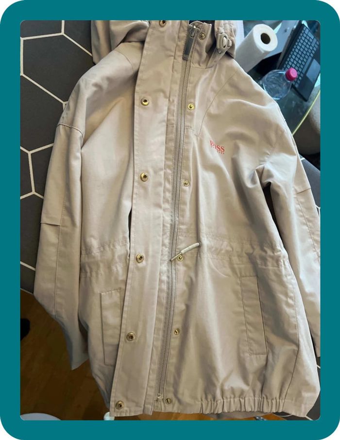 Parka trench mixte déperlante capuche 10 ans - Hugo Boss - photo numéro 6