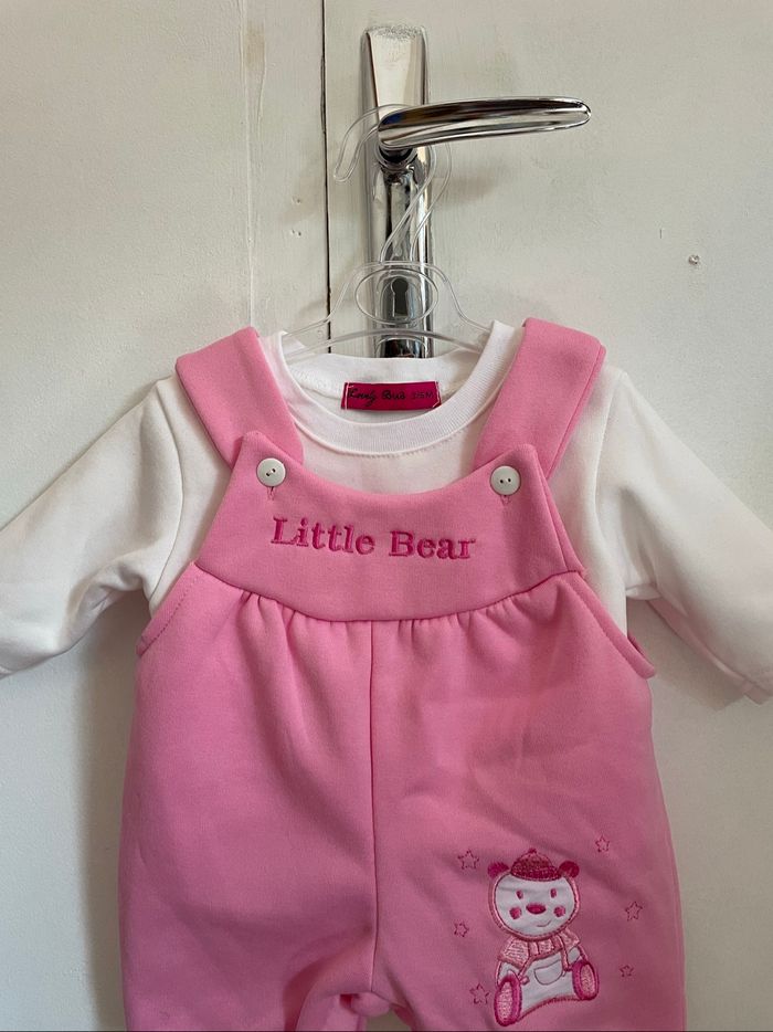 Combinaison + t-shirt manches longues bébé - photo numéro 3