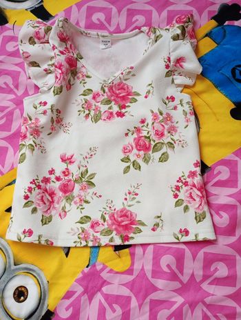 Blouse 7 ans beige