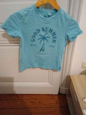 Tee-shirt Okaïdi turquoise