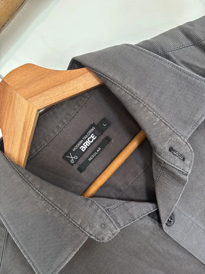 Chemise gris foncée brice taille L - photo numéro 2